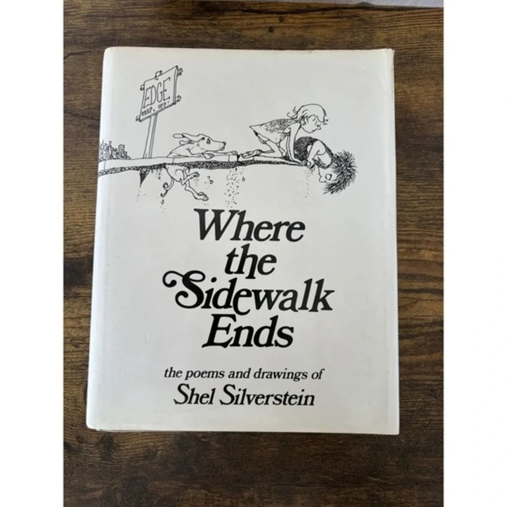 Where The Sidewalk Ends Shel Silverstein 1974 Harper and Row Early Edition‎ Hard